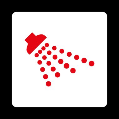 Duş yuvarlak kare düğme