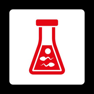 Sperm sıvı yuvarlak kare düğme