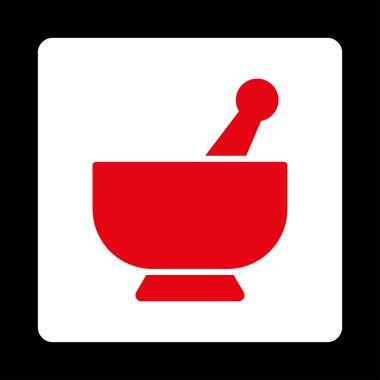 Harç yuvarlak kare düğme