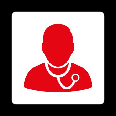 Doktor yuvarlak kare düğme