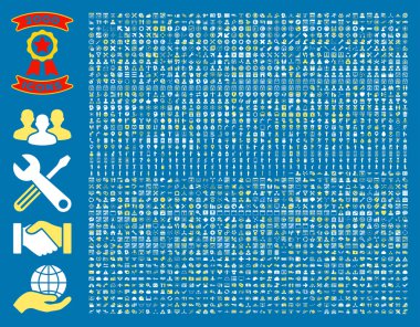 Collection Of 2000 Flat Vector Icons