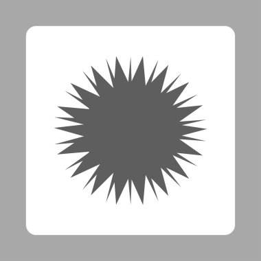 Mikrop Spore yuvarlak kare düğme