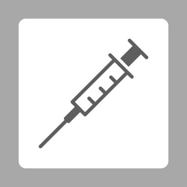 Boş Şırınga Yuvarlak Kare Düğmesi