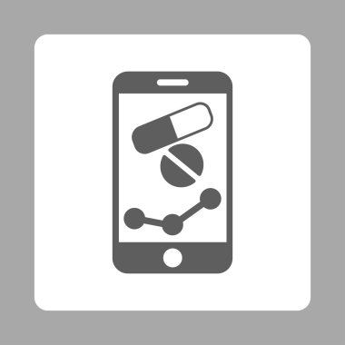 Eczane Online raporu yuvarlak kare düğme