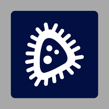 Mikro parazit yuvarlak kare düğme