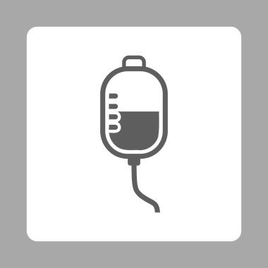 Terapi damlalık yuvarlak kare düğme