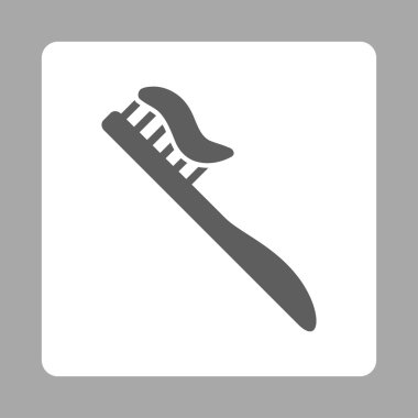 Diş fırçası yuvarlak kare düğme