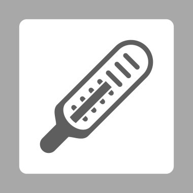 Termometre yuvarlak kare düğme