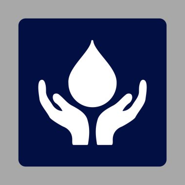 Kan Vakfı Yuvarlak Kare Düğmesi