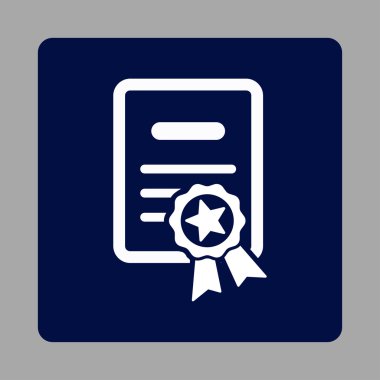 Sertifika kare düğme yuvarlak sertifikalı