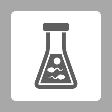 Sperm sıvı yuvarlak kare düğme