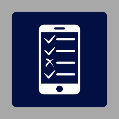 Mobil Test yuvarlak kare düğme