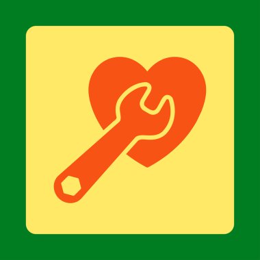 Kalp Cerrahisi Yuvarlak Kare Düğmesi