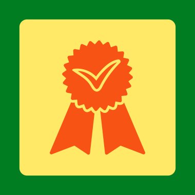 Onayı yuvarlak kare düğme