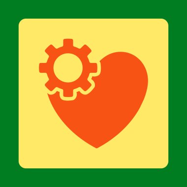 Kalp Cerrahisi Yuvarlak Kare Düğmesi