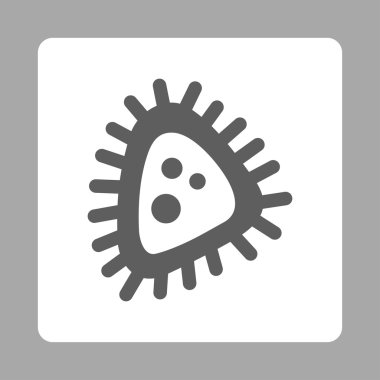 Mikro parazit yuvarlak kare düğme