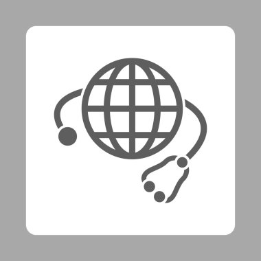 Genel tıp yuvarlak kare düğme