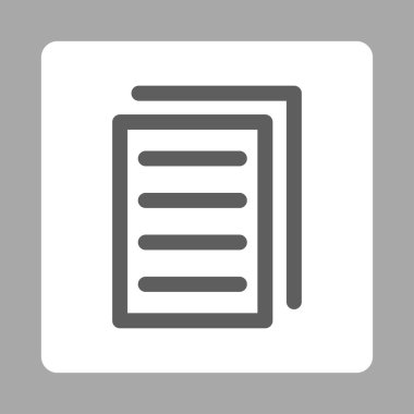 Belge Yuvarlak Kare Düğmesini Kopyala