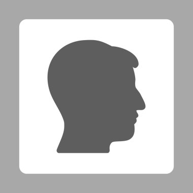 Baş yuvarlak kare düğme