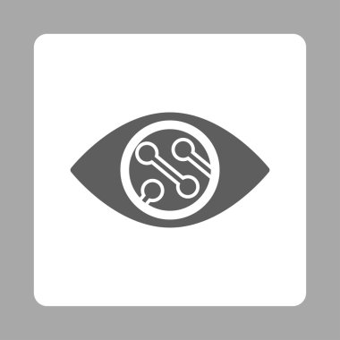 Akıllı Lens yuvarlak kare düğme