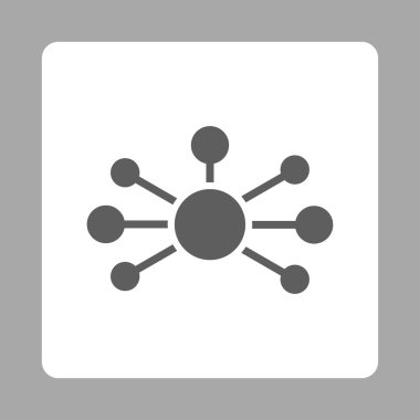 Bağlantılar Yuvarlak Kare Düğmesi