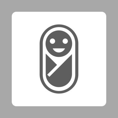 Bebek Yuvarlak Kare Düğmesi