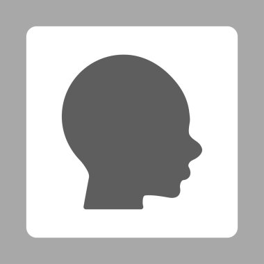 Çocuk kafa yuvarlak kare düğme