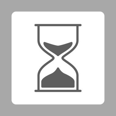 Kum Saati Yuvarlak Kare Düğmesi