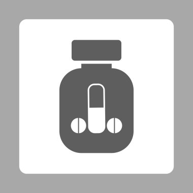 Erkek tıp yuvarlak kare düğme