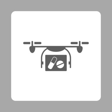 Tıbbi uçak yuvarlak kare düğme