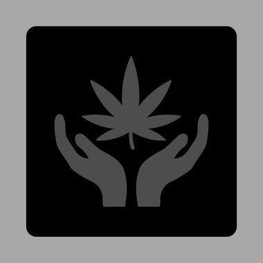 Esrar bakım yuvarlak kare düğme