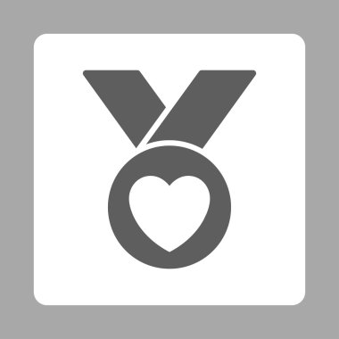 Sadaka madalya yuvarlak kare düğme