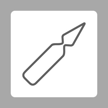 Boş Mermi Yuvarlak Kare Düğmesi