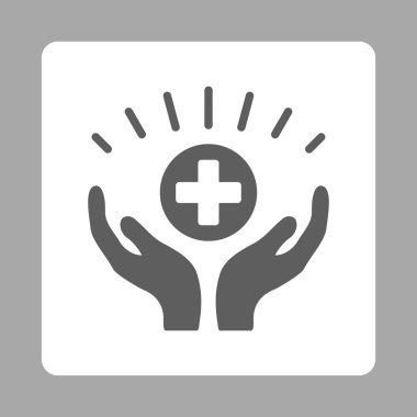 Tıbbi refah yuvarlak kare düğme