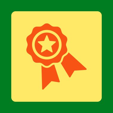 Kalite damgası yuvarlak kare düğme