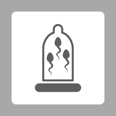 Sperm koruma yuvarlak kare düğme