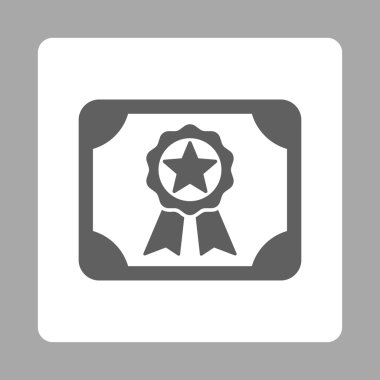 Ödül sertifika yuvarlak kare düğme