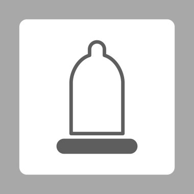 Koruyucu yuvarlak kare düğme