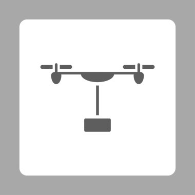 Helikopter nakliye yuvarlak kare düğme