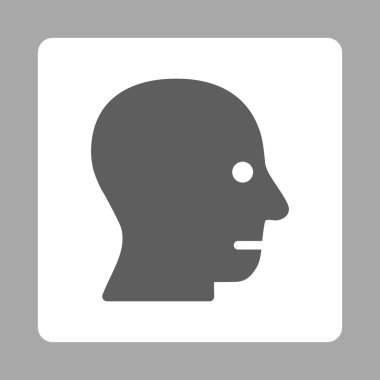 Hasta başı yuvarlak kare düğme