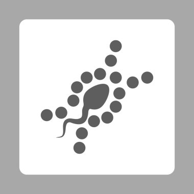 DNA ikileşmesi yuvarlak kare düğme