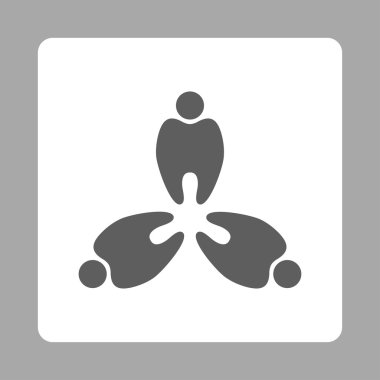 Diş Hekimliği yuvarlak kare düğme