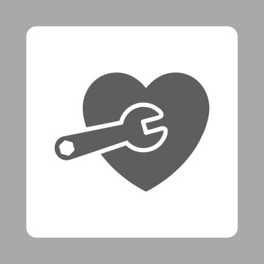 Kalp Cerrahisi Yuvarlak Kare Düğmesi