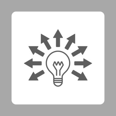 Elektrik ışık yuvarlak kare düğme