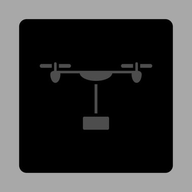 Uçak teslimat yuvarlak kare düğme