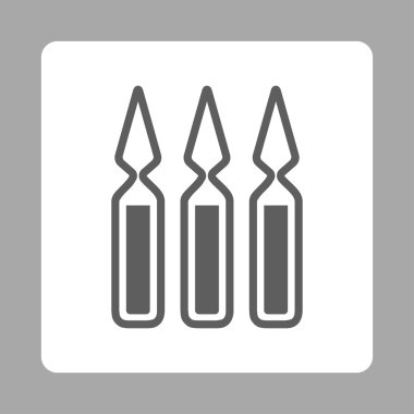 Ampul yuvarlak kare düğme