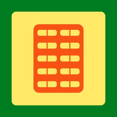 Haplar Yuvarlak Kare Düğmesi