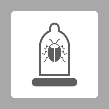 Böcek koruma yuvarlak kare düğme