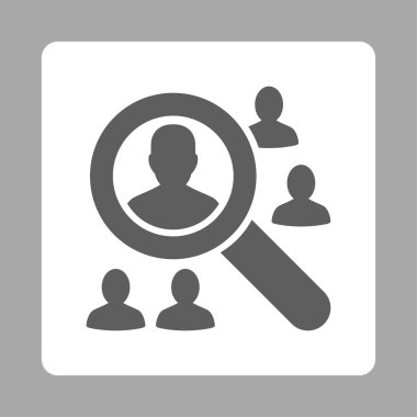 İstemciler yuvarlak kare düğmeye keşfetmek