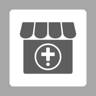 Eczacı yuvarlak kare düğme